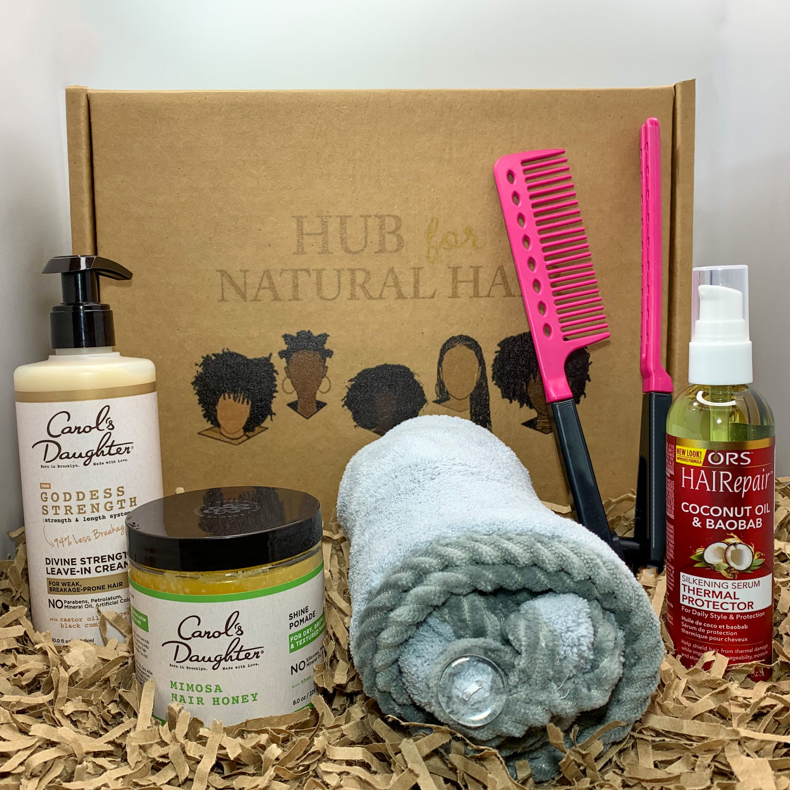 Hub for Natural Hair - Product Box